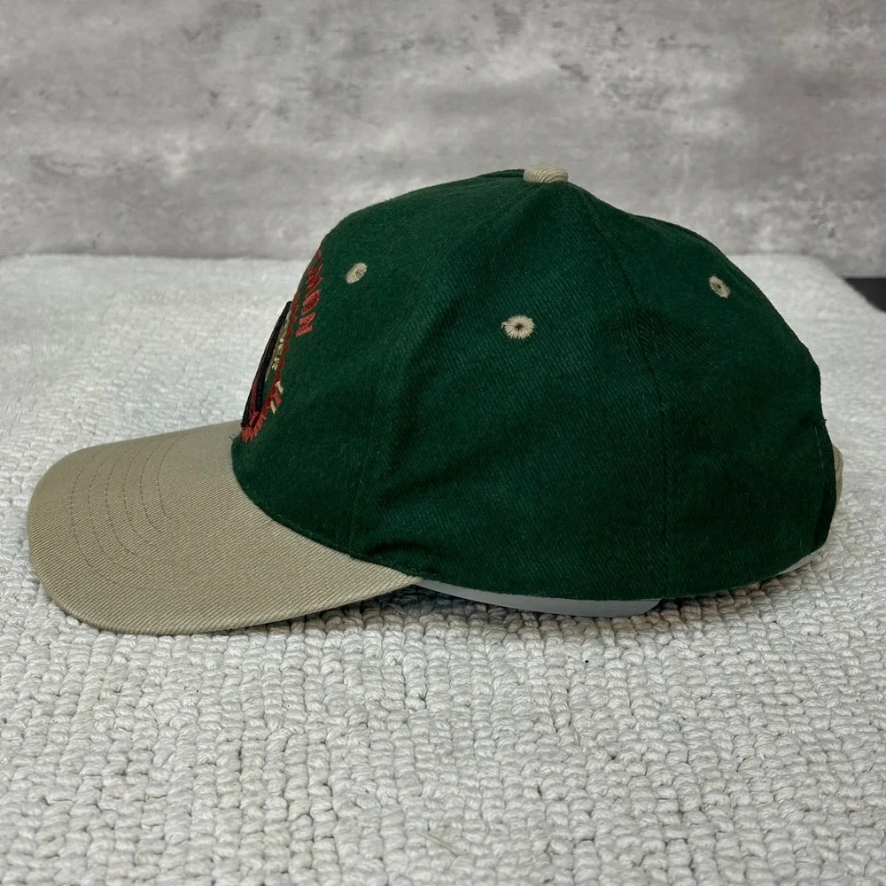 Vintage Craftsman Tools Strap Back Hat OSFA Embroidered Workwear Two Tone Dad